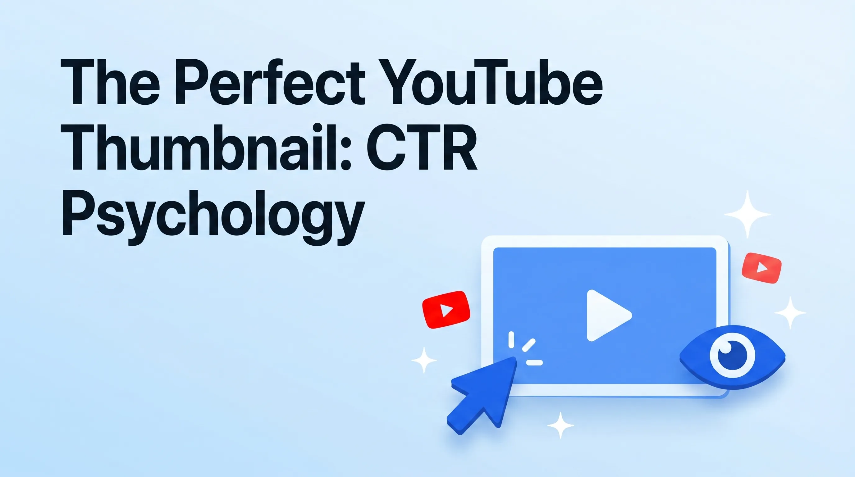 The Perfect YouTube Thumbnail: CTR Psychology That Actually Works in 2026